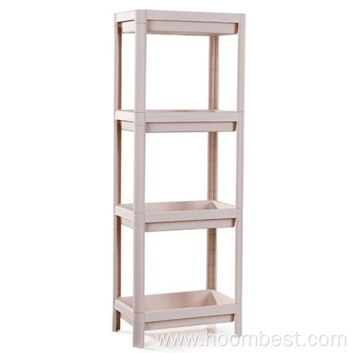 4 Tier Storage Cart Mobile Shelving